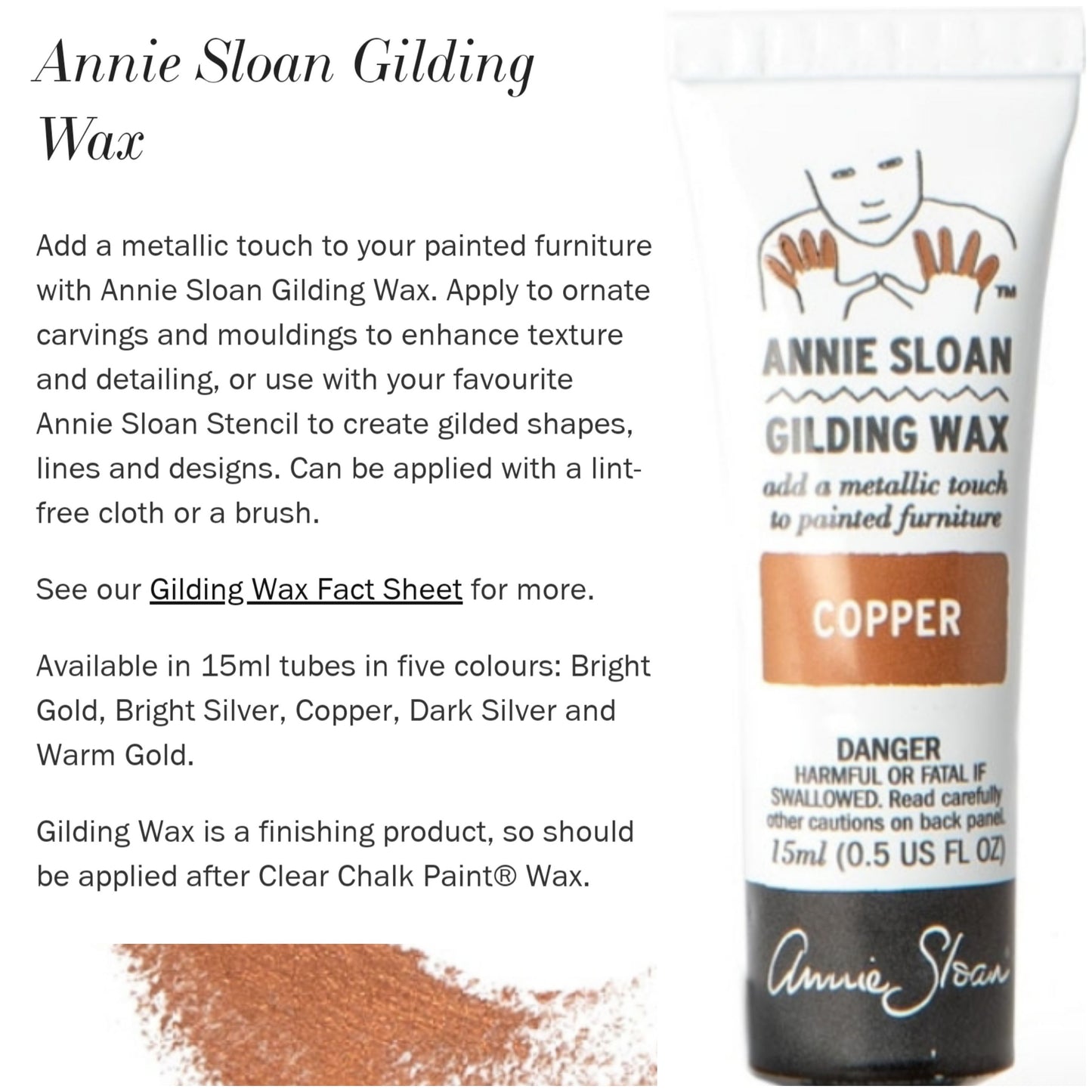 ANNIE SLOAN GILDING WAX