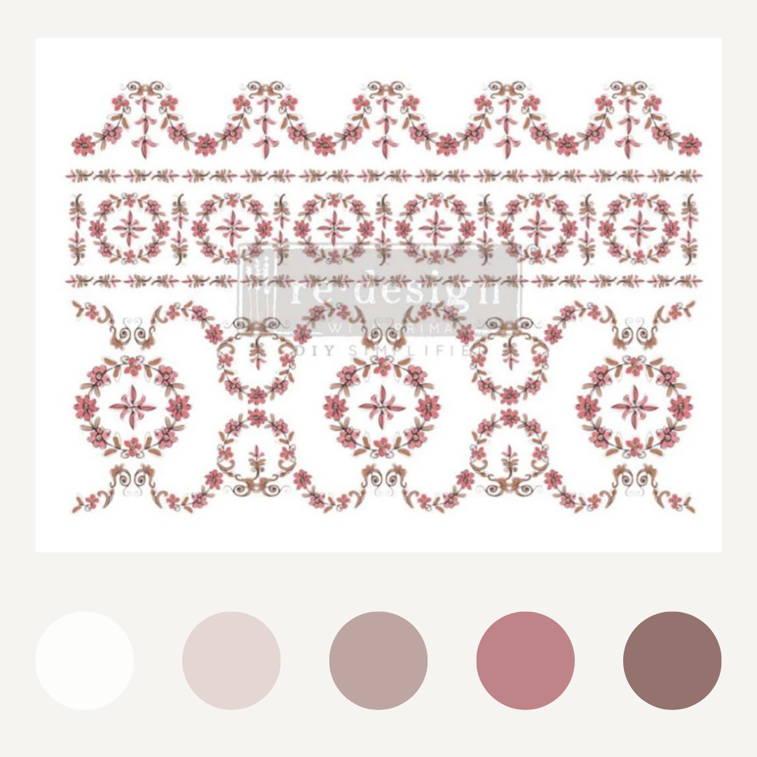 DECOR TRANSFER®  - ANNIE SLOAN - FLOWER GARLAND