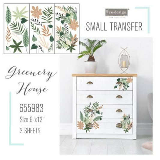 SMALL DECOR TRANSFER® - GREENERY HOUSE