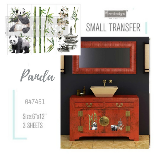 SMALL DECOR TRANSFER® - PANDA