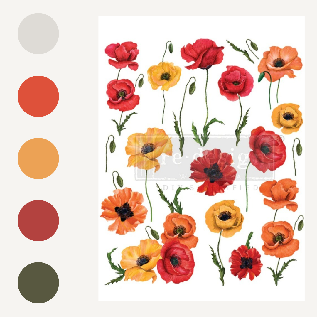 DECOR TRANSFER® - POPPY GARDENS