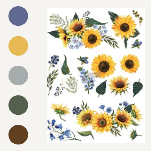 DECOR TRANSFER® - SUNFLOWER FIELDS