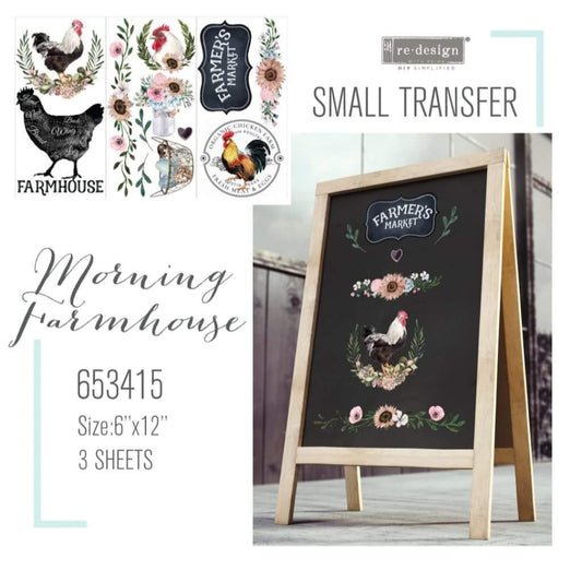 SMALL DECOR TRANSFER® - MORNING FARMHOUSE