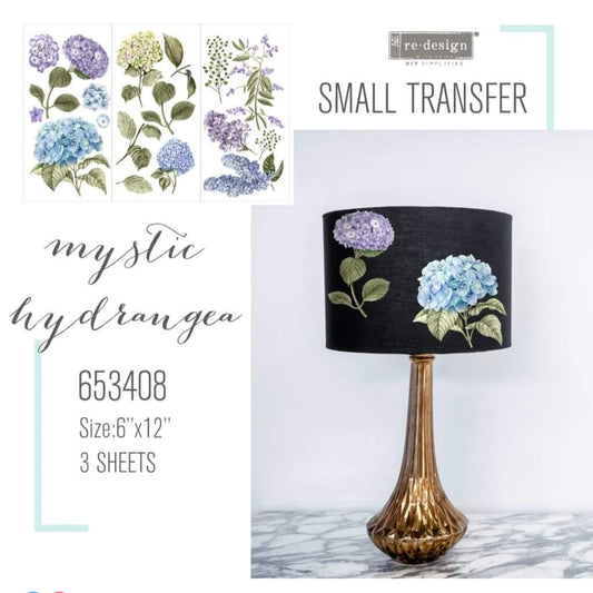 SMALL DECOR TRANSFER® - MYSTIC HYDRANGEA