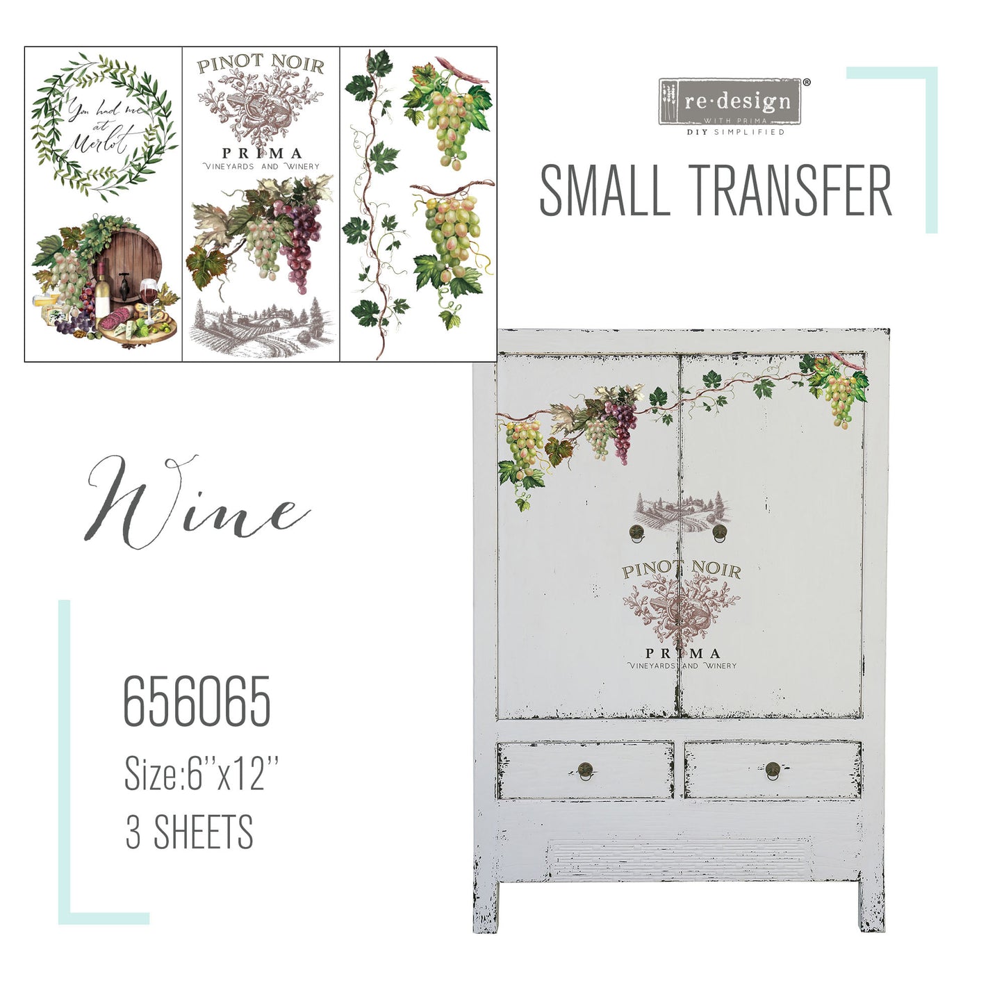 SMALL DECOR TRANSFER® - WINE